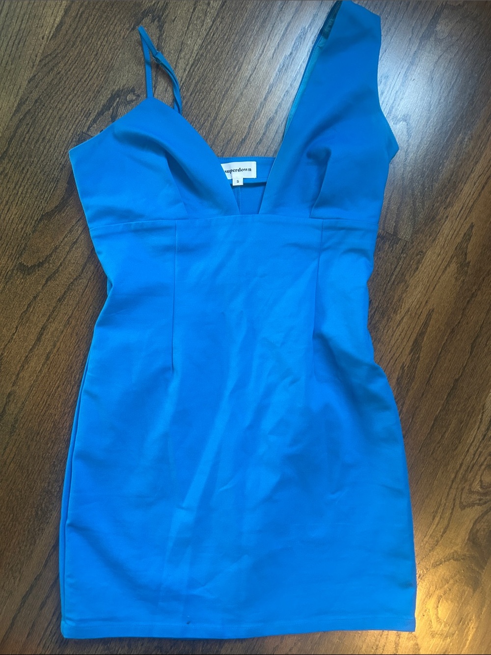 Revolve ~ Blue Homecoming dress in size small. Side zipper. Worn once.